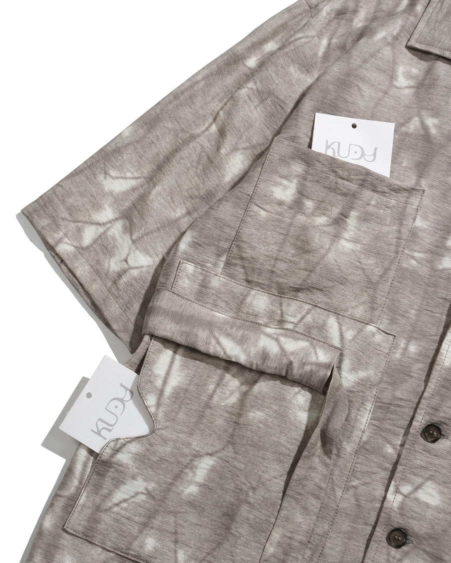Layered Tie Shirt ᛝ Khaki