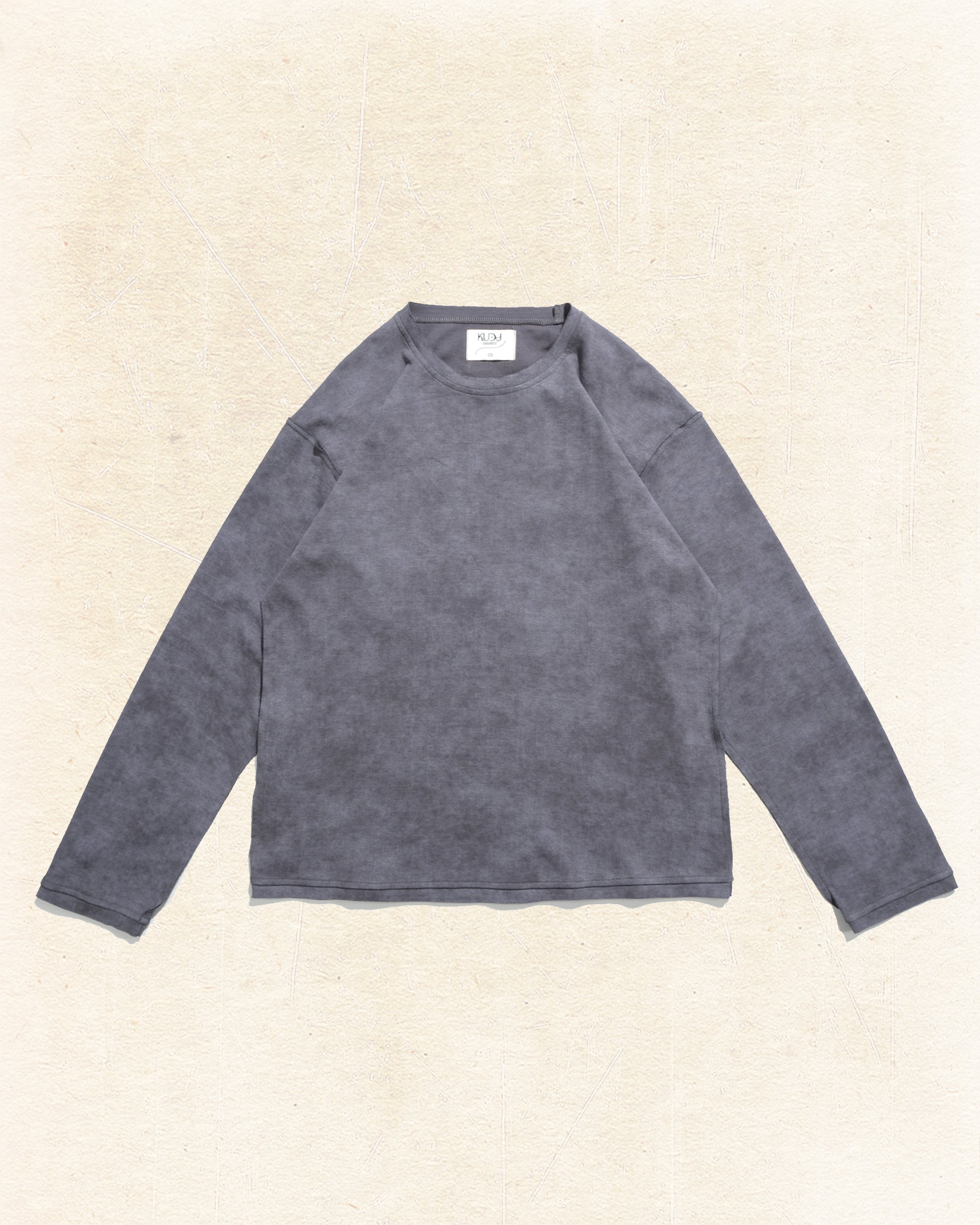 Totem Reverse Long Tee ᛝ Grey