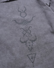 Totem Reverse Long Tee ᛝ Grey