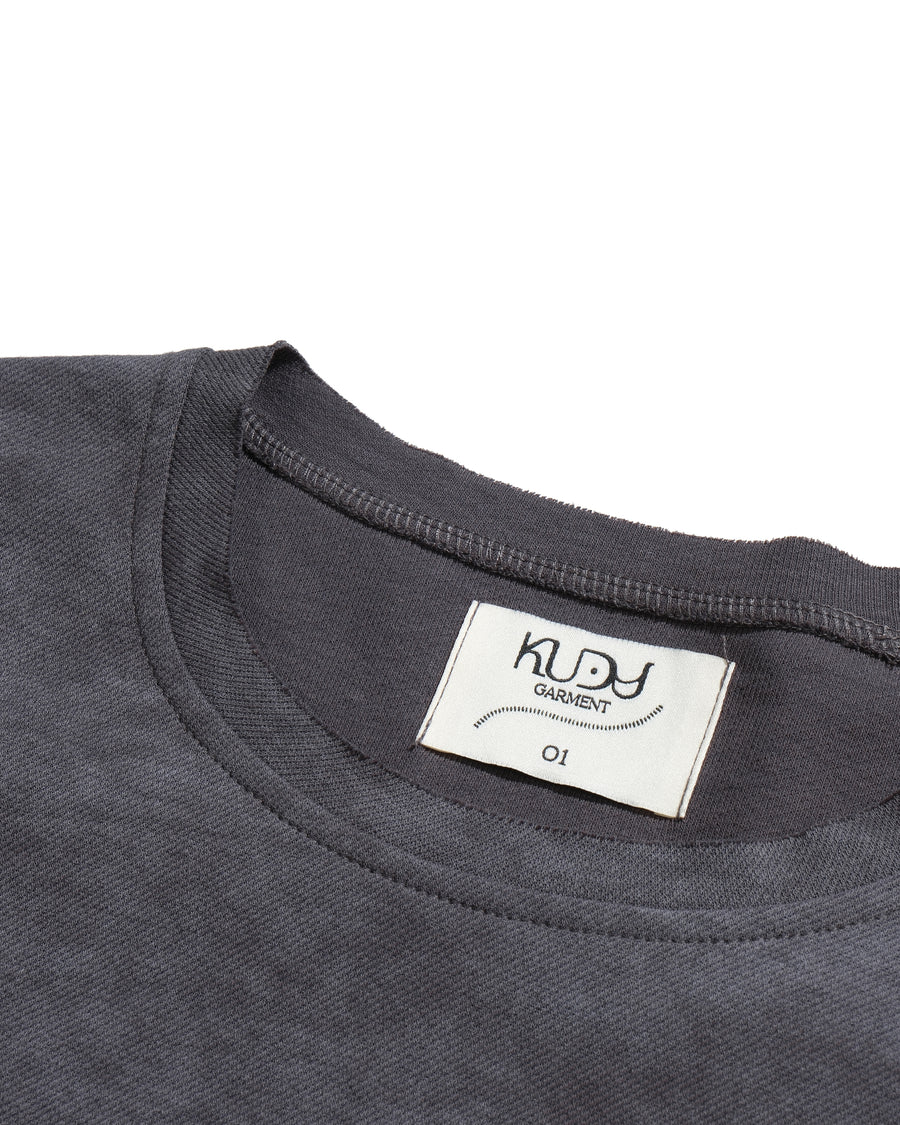 Totem Reverse Long Tee ᛝ Grey
