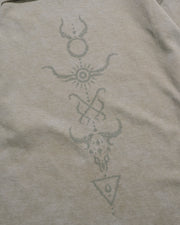 Totem Reverse Long Tee ᛝ Ash Taupe