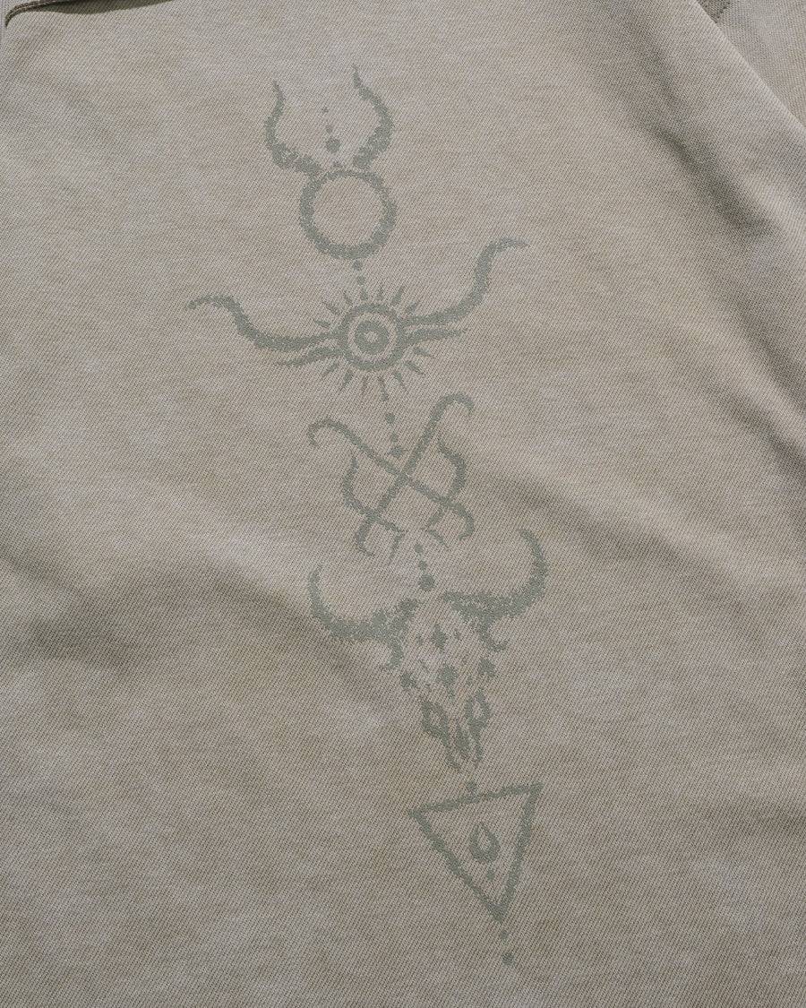 Totem Reverse Long Tee ᛝ Ash Taupe