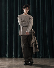 Totem Reverse Long Tee ᛝ Ash Taupe