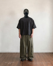 Panelled Pleat Pants ᛝ Green
