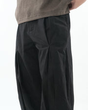 Panelled Pleat Pants ᛝ Black