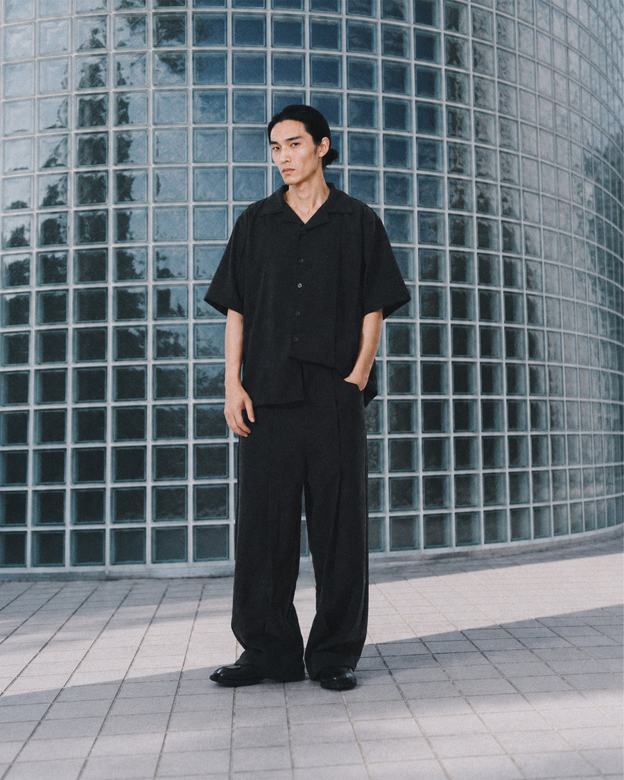 Contour Line Pants ᛝ Black