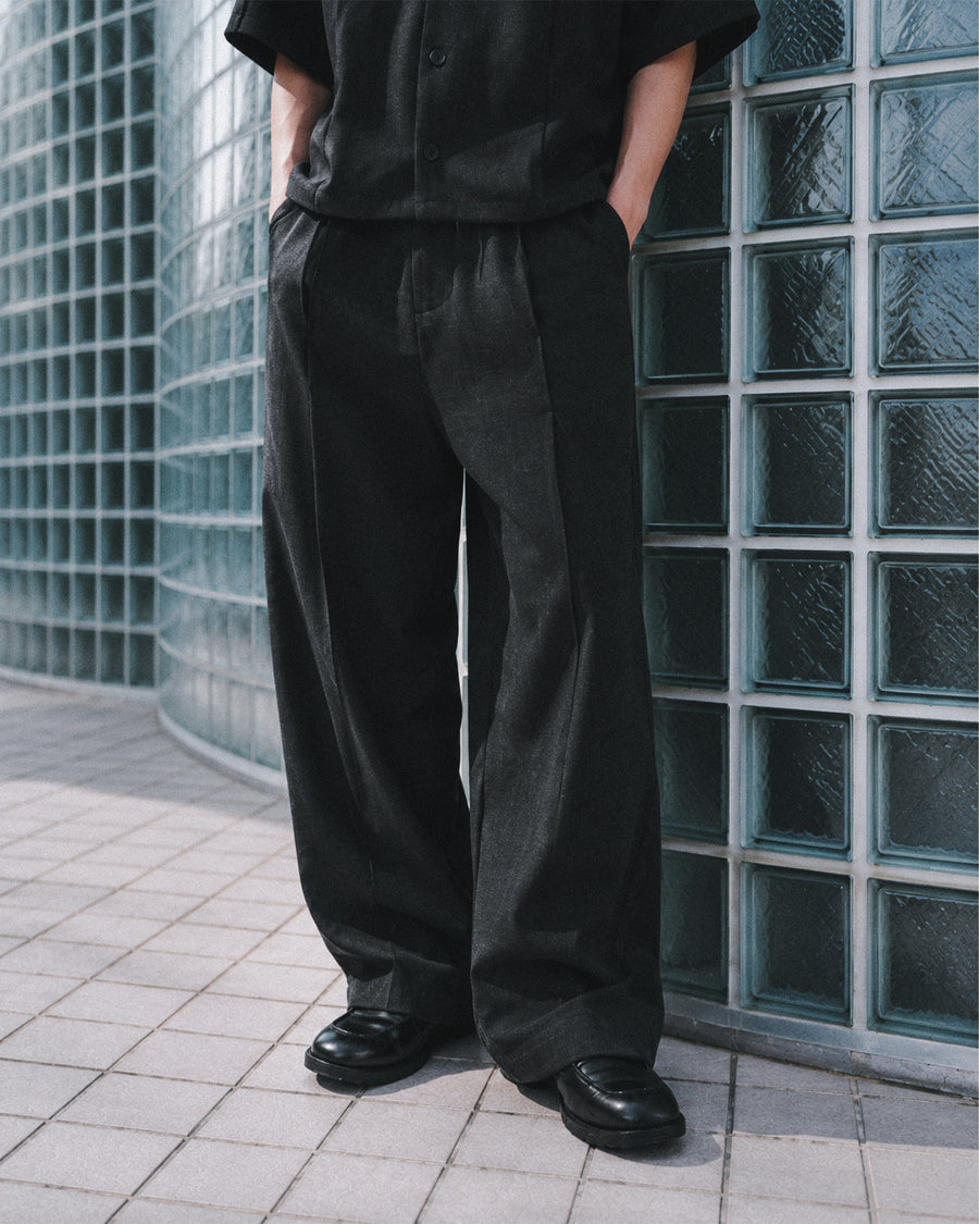 Contour Line Pants ᛝ Black