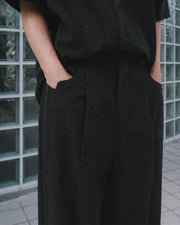 Contour Line Pants ᛝ Black