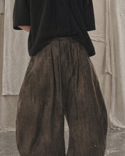 Trace Volume Pants ᛝ Brown