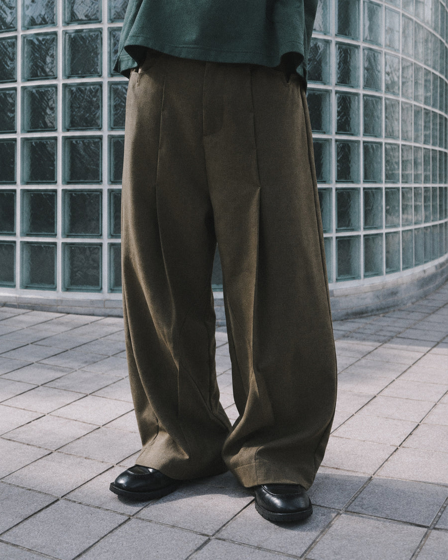 Contour Line Pants ᛝ Taupe