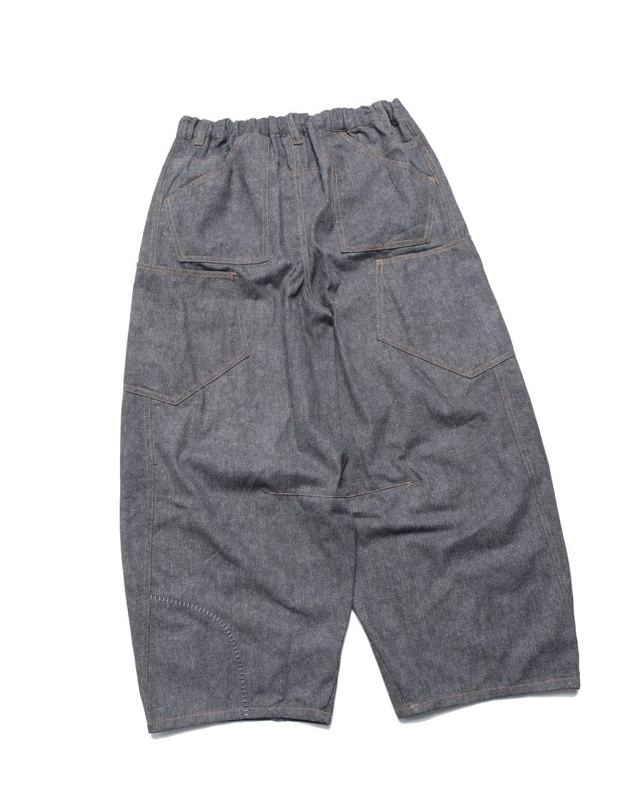 Wide Barrel Jeans ᛝ Washed Grey