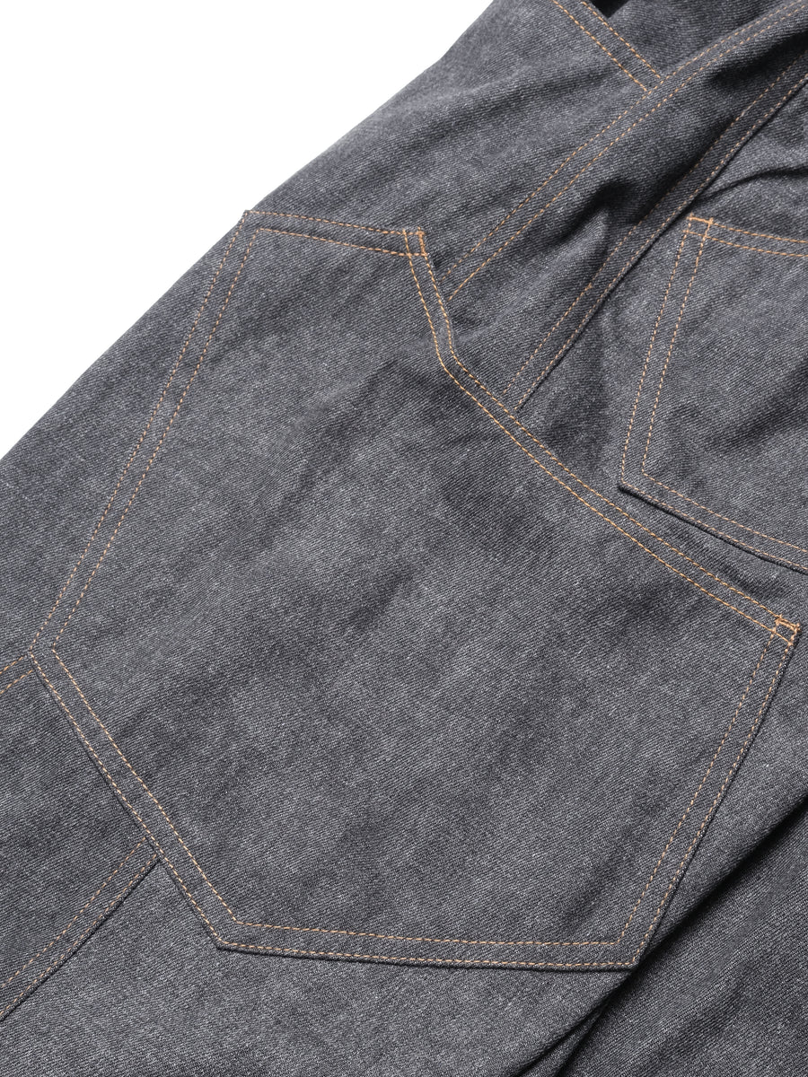 Wide Barrel Jeans ᛝ Washed Grey
