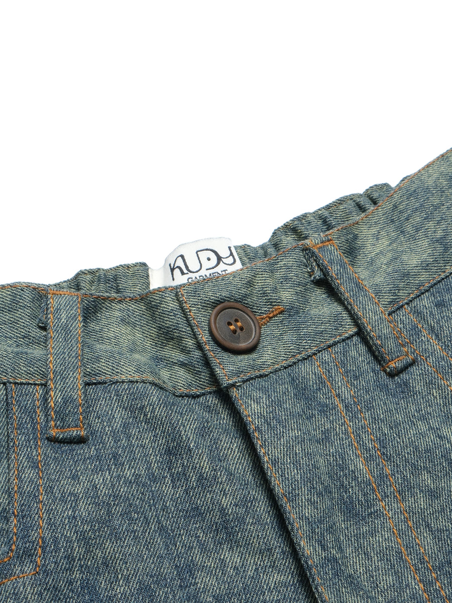Wide Barrel Jeans ᛝ Indigo Green