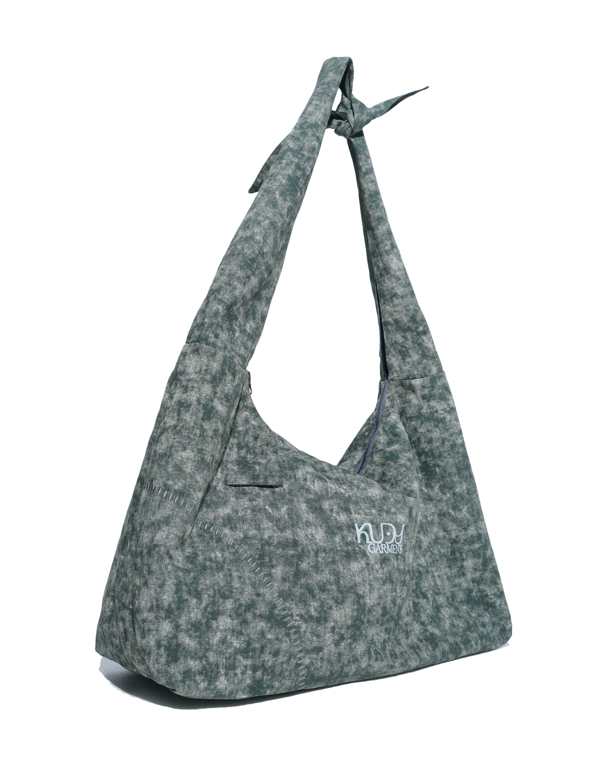 Tie-up Strap Shoulder Bag ᛝ Washed Pine