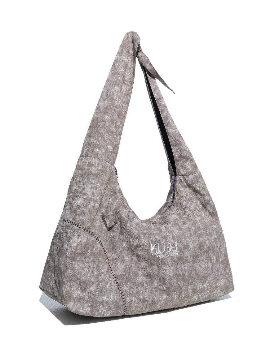 Tie-up Strap Shoulder Bag ᛝ Washed Earth