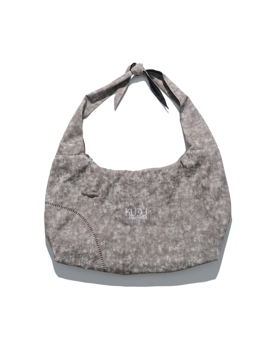 Tie-up Strap Shoulder Bag ᛝ Washed Earth