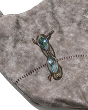 Tie-up Strap Shoulder Bag ᛝ Washed Earth