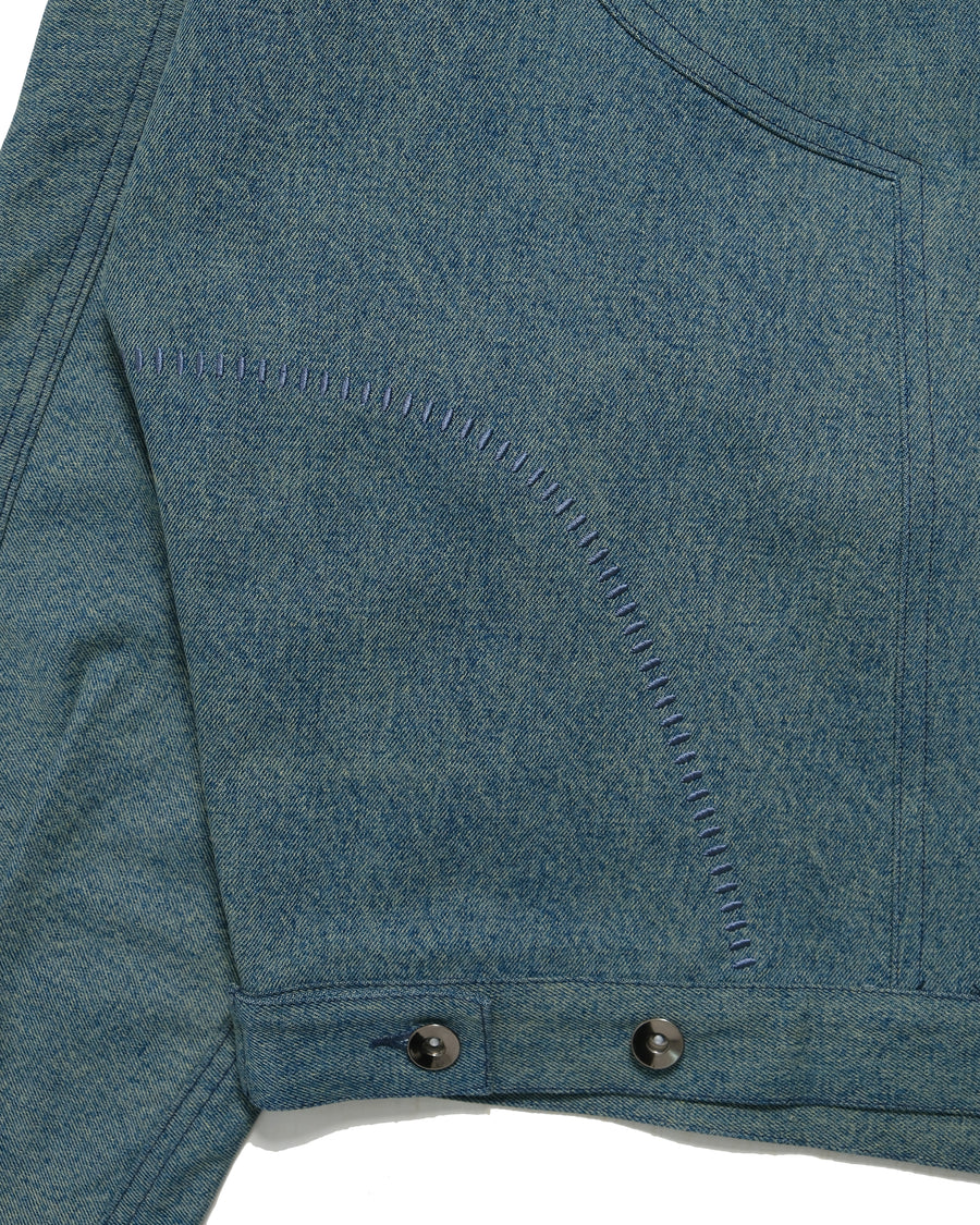 Arc Spine Denim Jacket ᛝ Washed Pine