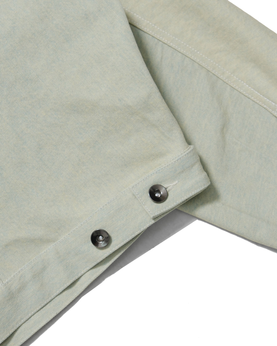 Arc Spine Denim Jacket ᛝ Washed Oat