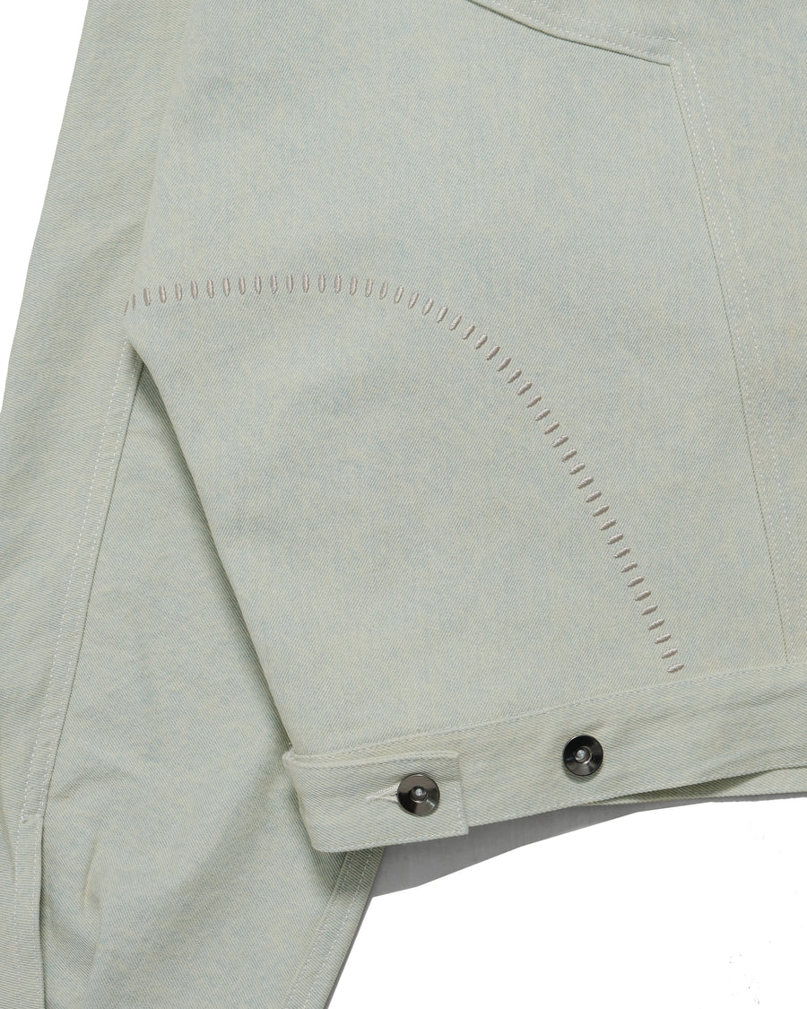 Arc Spine Denim Jacket ᛝ Washed Oat