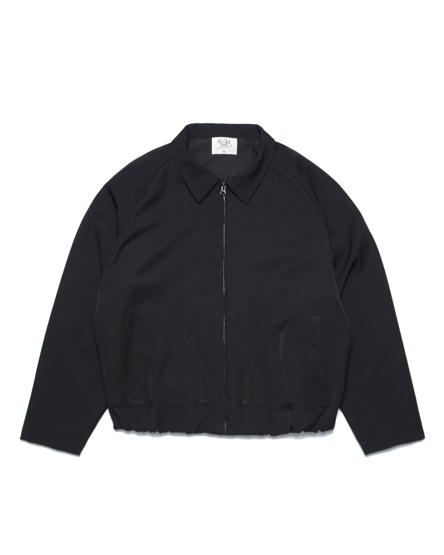 Arc Panel Blouson Jacket ᛝ Black