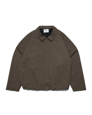 Arc Panel Blouson Jacket ᛝ Fog Brown