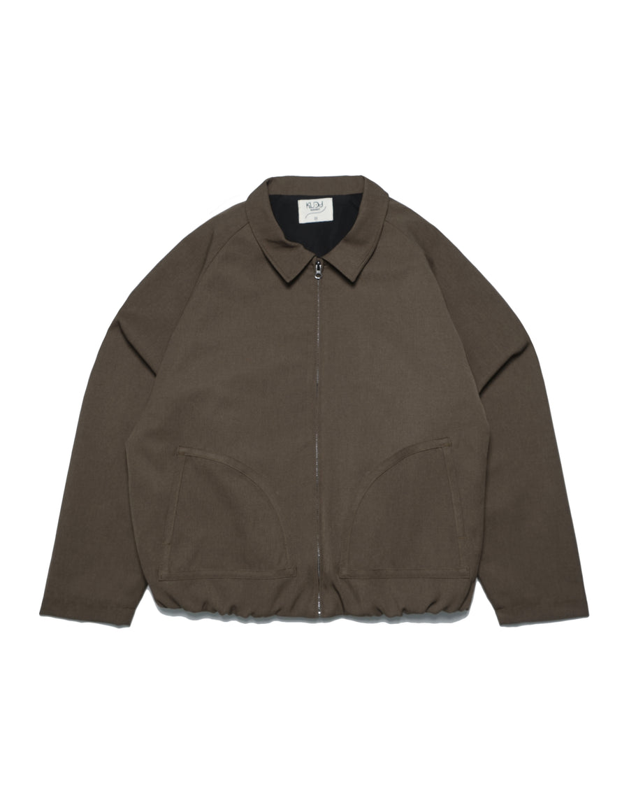Arc Panel Blouson Jacket ᛝ Fog Brown