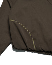 Arc Panel Blouson Jacket ᛝ Fog Brown