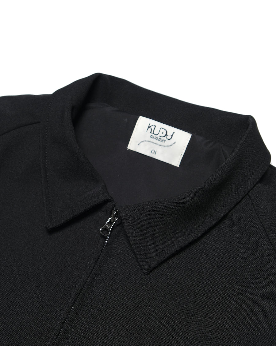 Arc Panel Blouson Jacket ᛝ Black