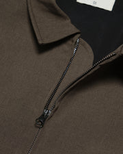 Arc Panel Blouson Jacket ᛝ Fog Brown