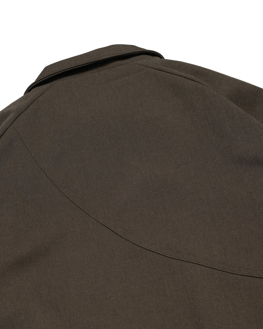 Arc Panel Blouson Jacket ᛝ Fog Brown