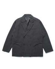 Arc Double-Breasted Blazer ᛝ Black