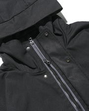 Structured Hood Jacket ᛝ Black
