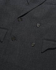 Arc Double-Breasted Blazer ᛝ Black