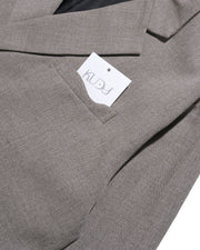 Arc Double-Breasted Blazer ᛝ Taupe