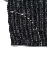 Stitch Knit Cardigan ᛝ Black