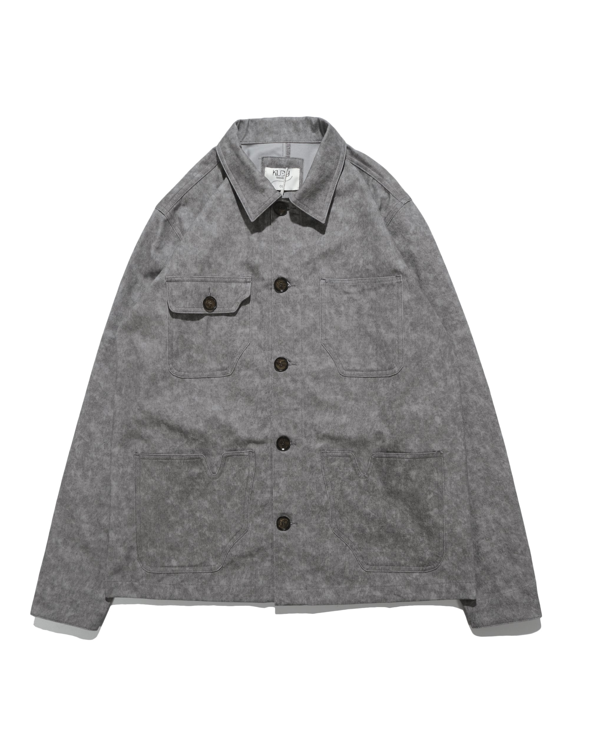 Washed Work Jacket ᛝ Wshed Grey