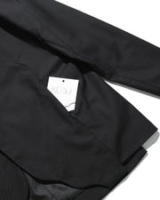 Arc Collarless Blazer ᛝ Black