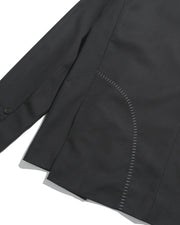 Arc Collarless Blazer ᛝ Black