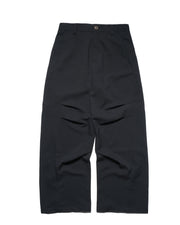 Panelled Knee Slacks ᛝ Black