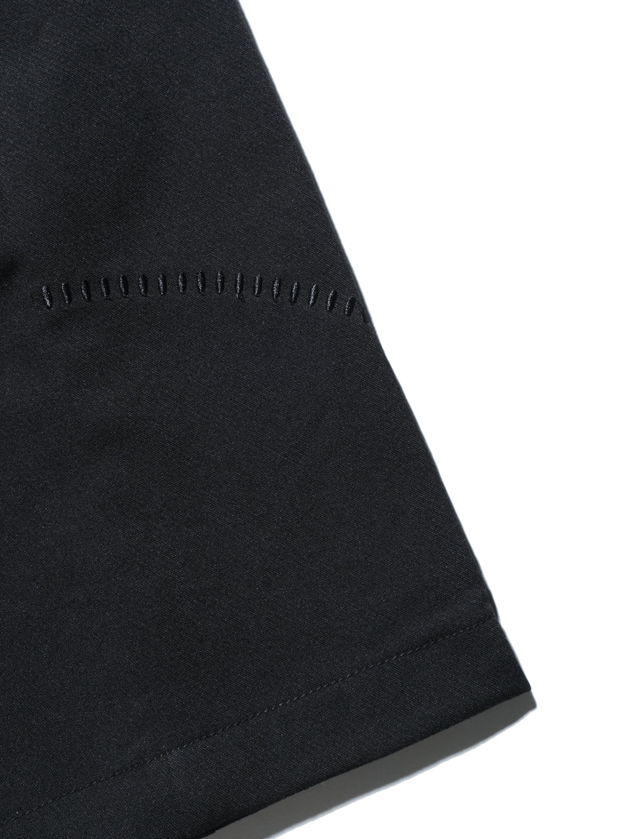 Panelled Knee Slacks ᛝ Black