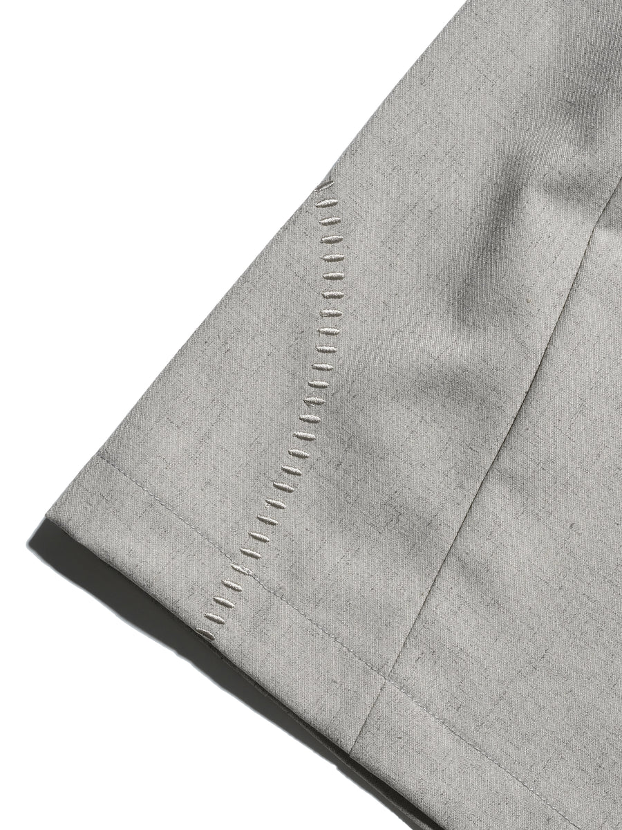 Panelled Knee Slacks ᛝ Beige