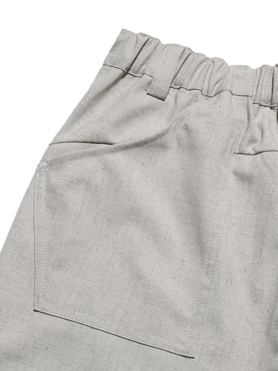 Panelled Knee Slacks ᛝ Beige