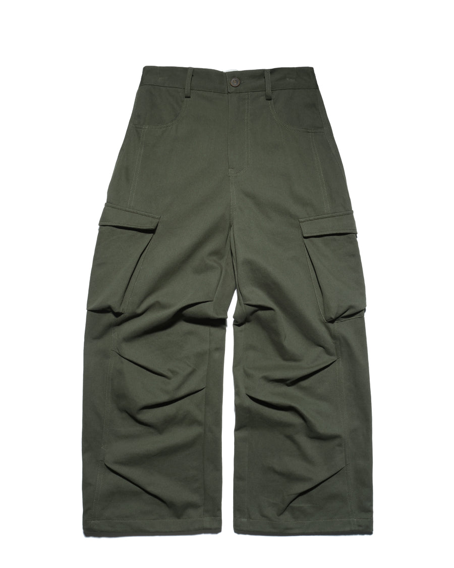 Worker Baggy Pants ᛝ Moss Green
