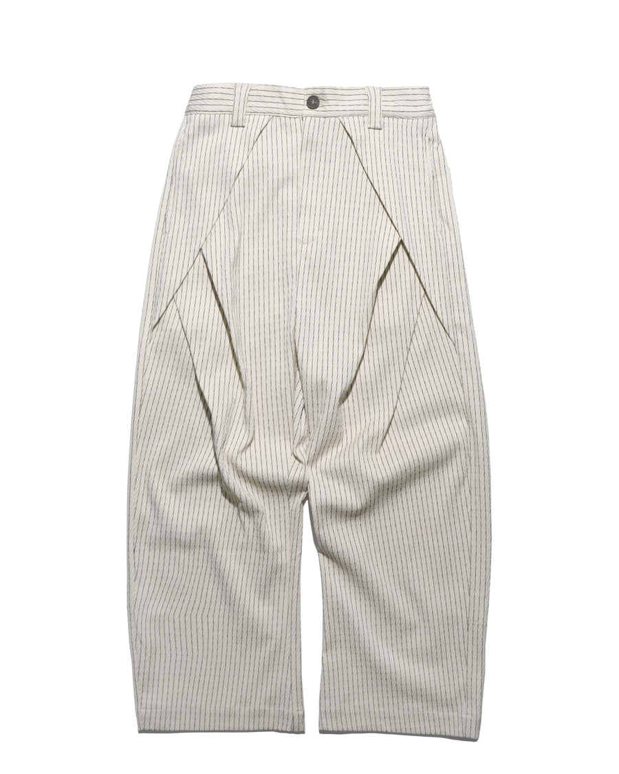 Stripe Layer Pants ᛝ Ivory Stripe