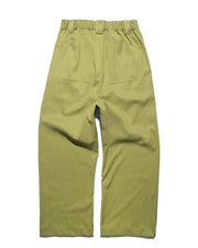 Stripe Layer Pants ᛝ Olive Green