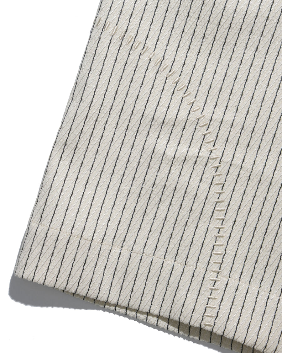 Stripe Layer Pants ᛝ Ivory Stripe