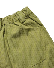 Stripe Layer Pants ᛝ Olive Green