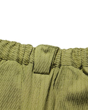 Stripe Layer Pants ᛝ Olive Green