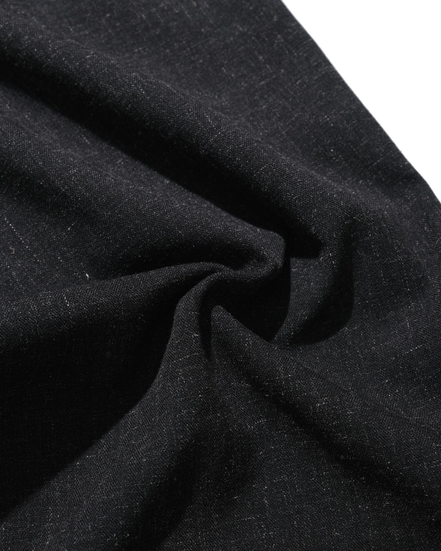 Flow Pleat Pants ᛝ Black